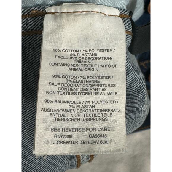 Madewell 10" High-Rise Skinny Crop Jeans in Rosecliff Wash Size 24 - Picture 10 of 12